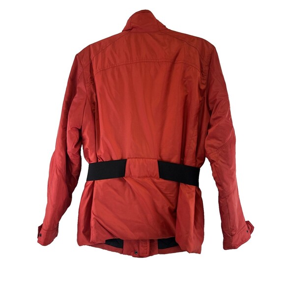 Lauren Active Ralph Lauren Red Ski Coat Zip Belted Jacket Snap Vintage Womens XL - Picture 7 of 16